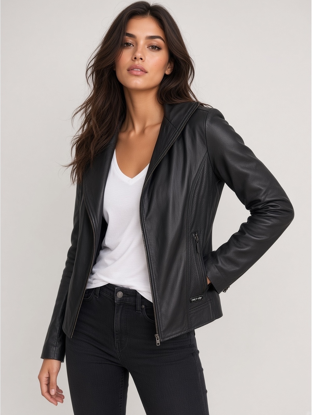 ONLY leather jacket size Small
